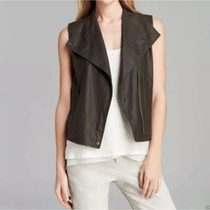 Vince Paper Leather Vest